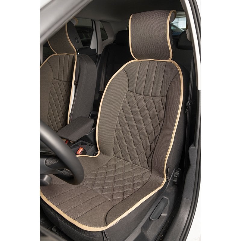 Dacia Tüm Modellerine Uyumlu Space Elegance Minder 2'li Set Koyu Bej Renk